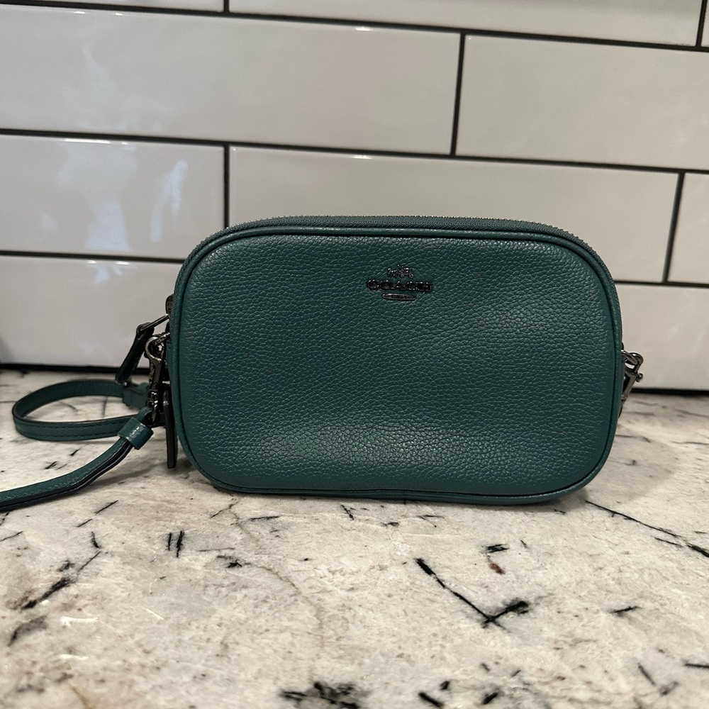 Green coach crossbody